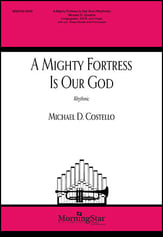 A Mighty Fortress Is Our God SATB choral sheet music cover